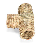 Woven Straw Pet Tunnel Hideout