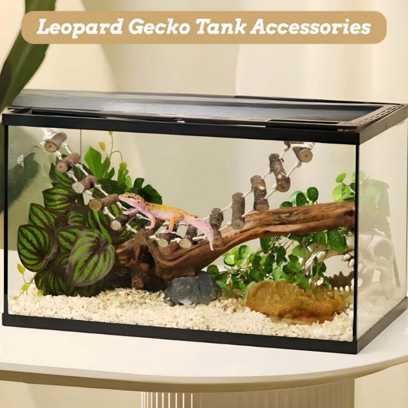Reptile Wooden Climbing Ladder