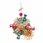 Straw Braided Parrot Foraging Chew Toy