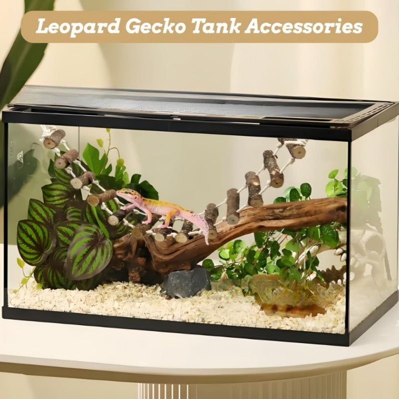 Reptile Wooden Climbing Ladder