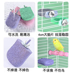 鹦鹉雪糕磨牙磨砂站杆磨嘴神器休息站台小鸟玩具鸟笼通用糙面站台