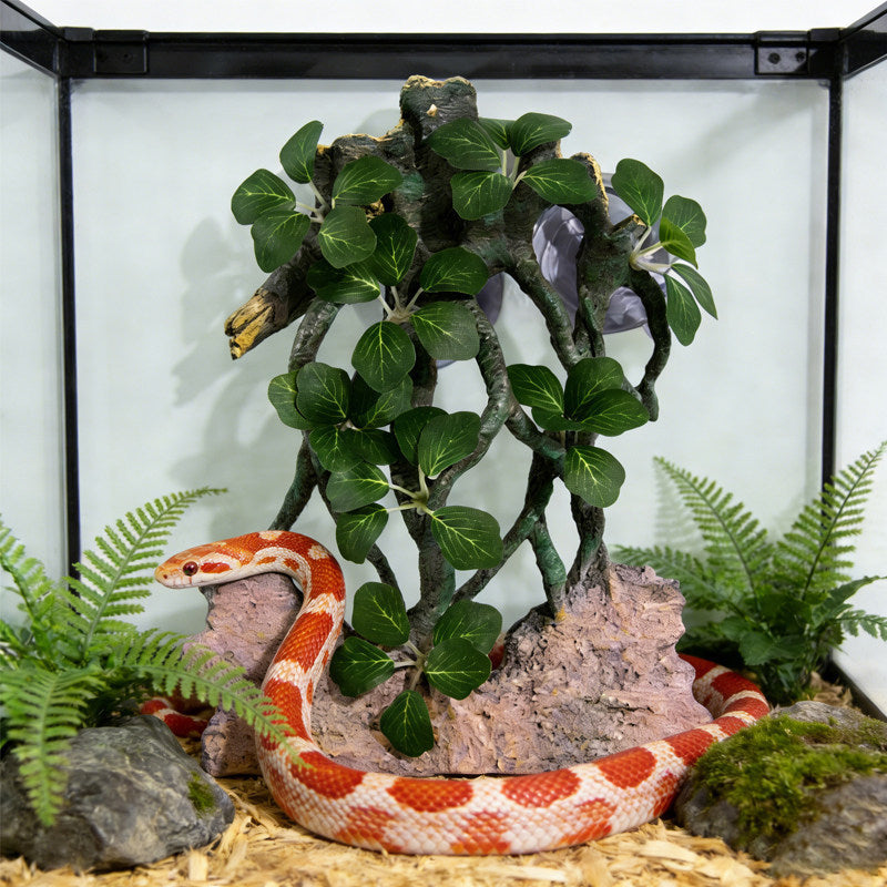 Reptile Climbing Tree Branch Decoration