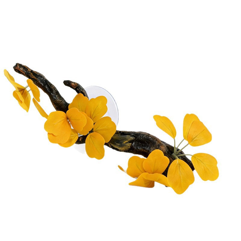 Reptile Climbing Tree Branch Decoration