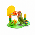 Basketball and Ring Toss Set for Small Birds