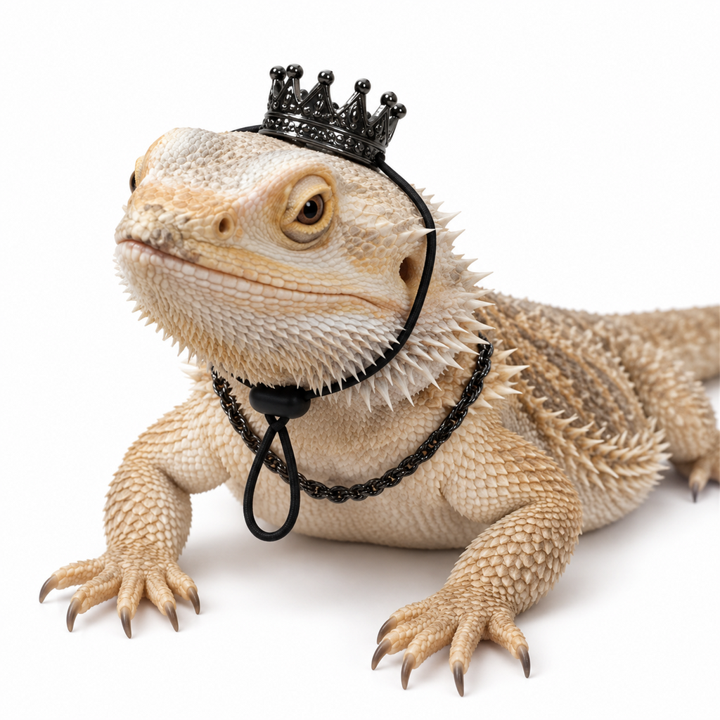 Reptile Crown & Necklace Costume Set