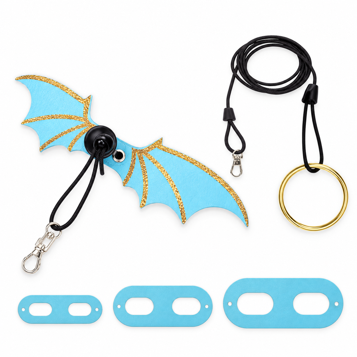 Bat Wing Leash Set for Lizards