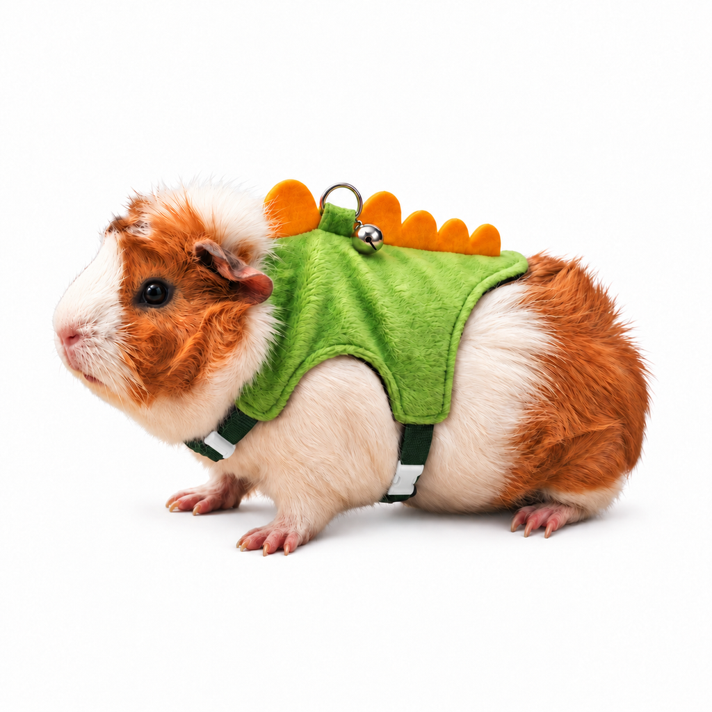 Dinosaur Vest Harness for Guinea Pigs