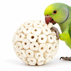 Natural Pith Ball Chew Toy for Birds