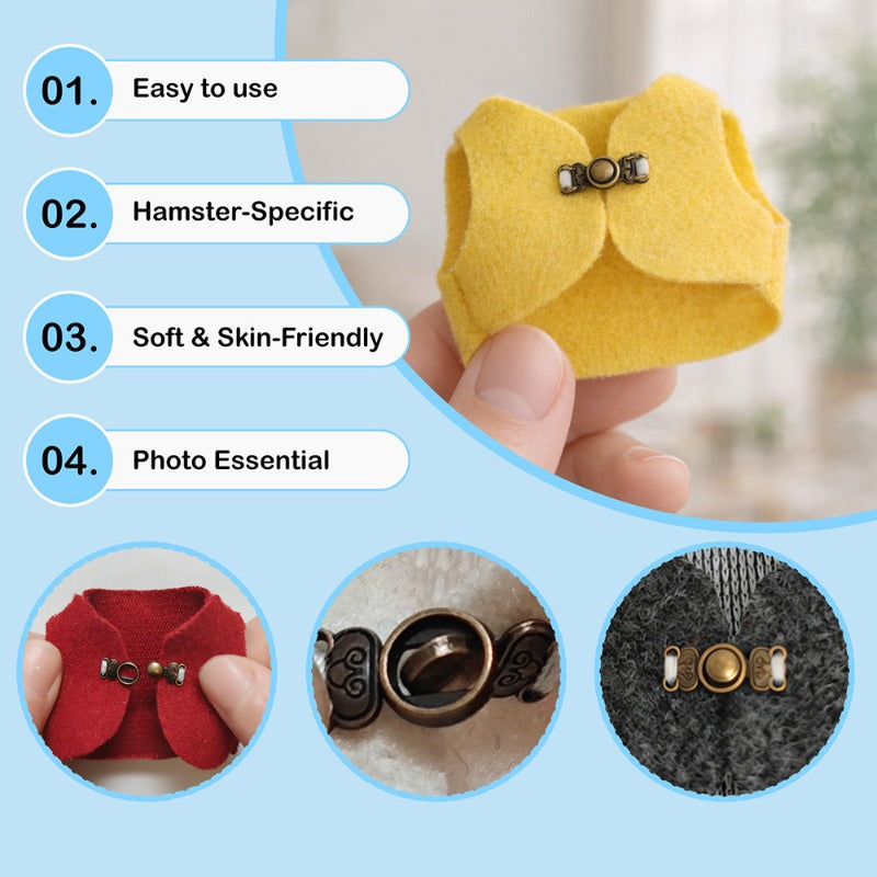 Hamster Vest Harness for Syrian Hamsters