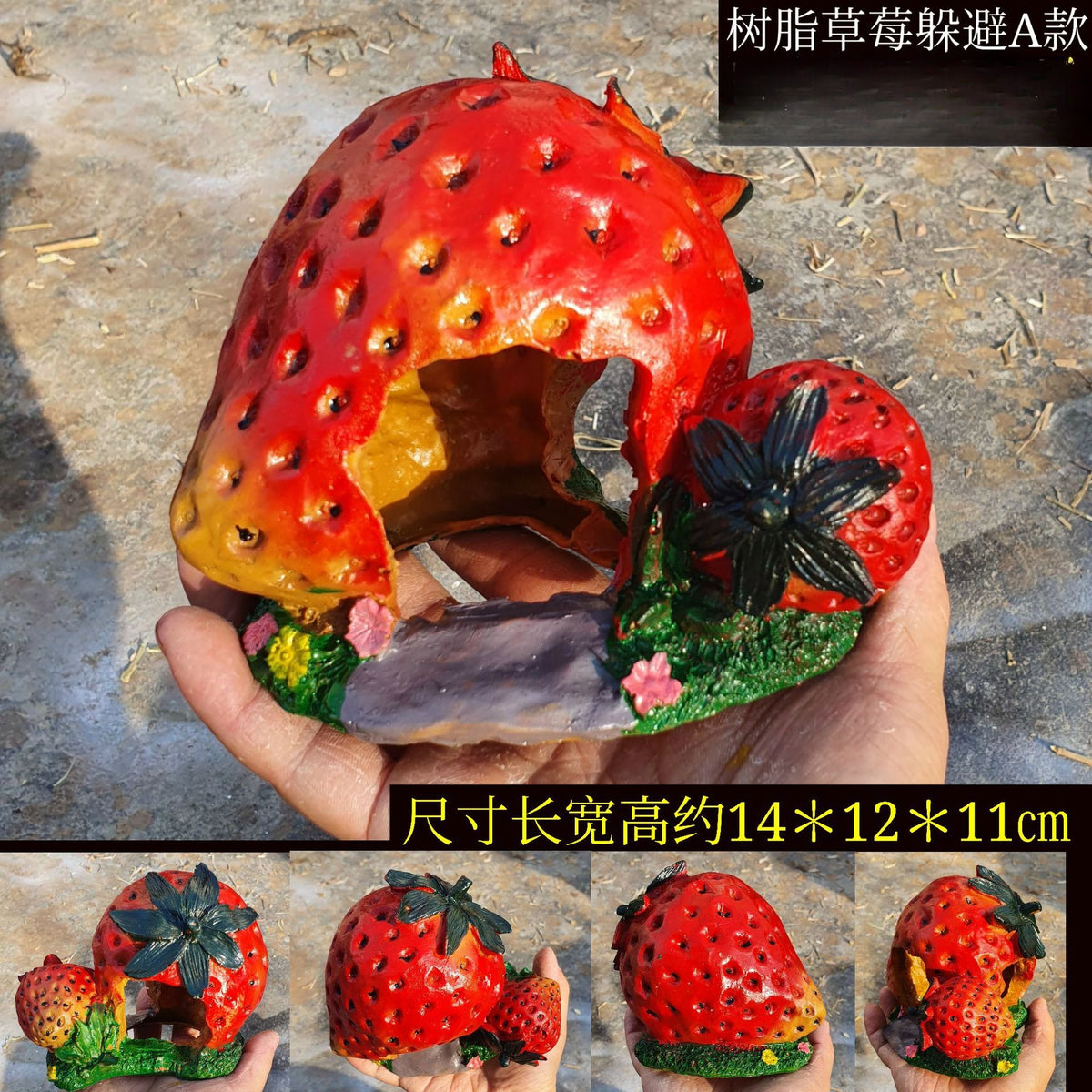 Reptile Hide Cave Decor for Terrariums