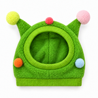Fleece Horn Hat & Scarf for Lizards
