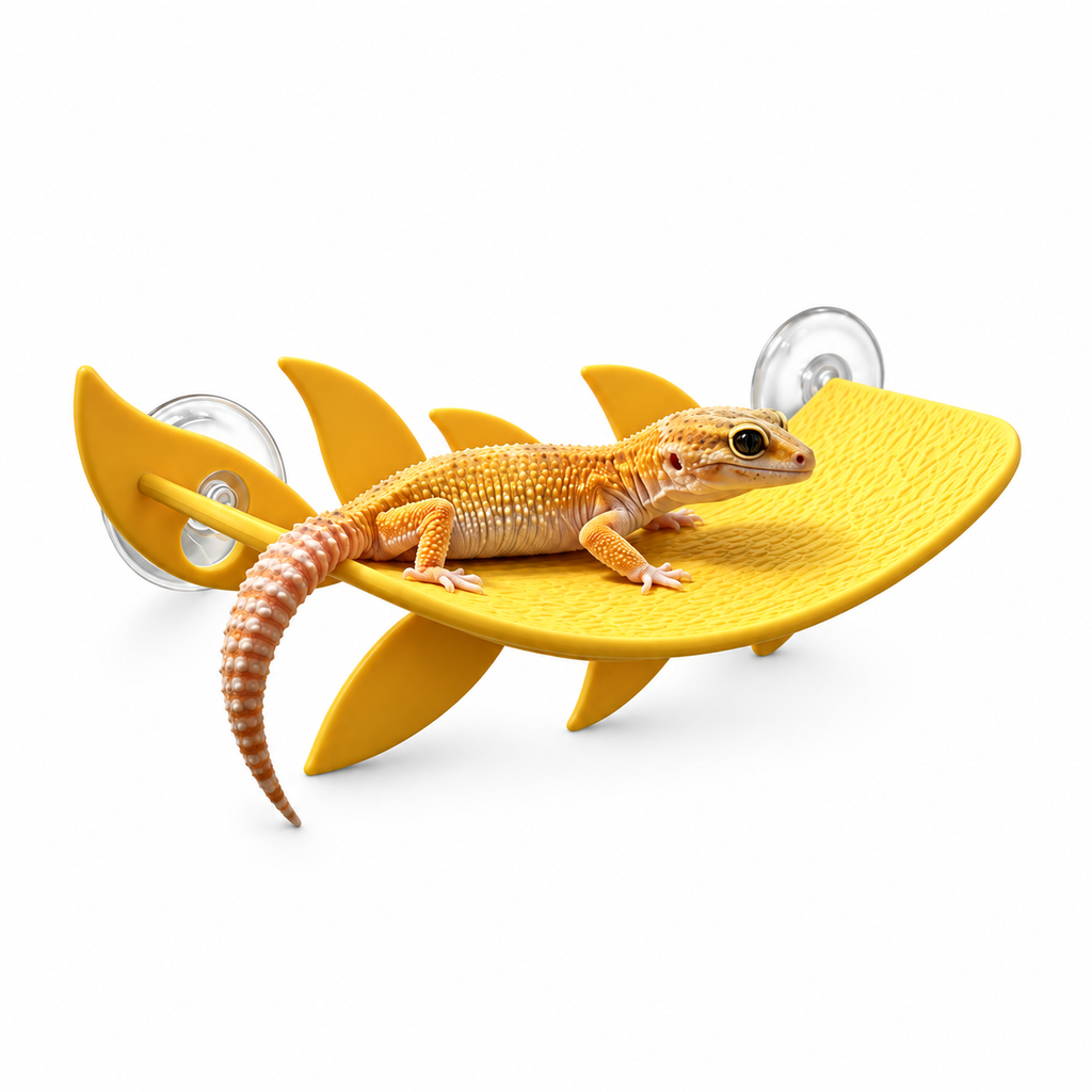 Leaf Suction Cup Platform for Reptiles