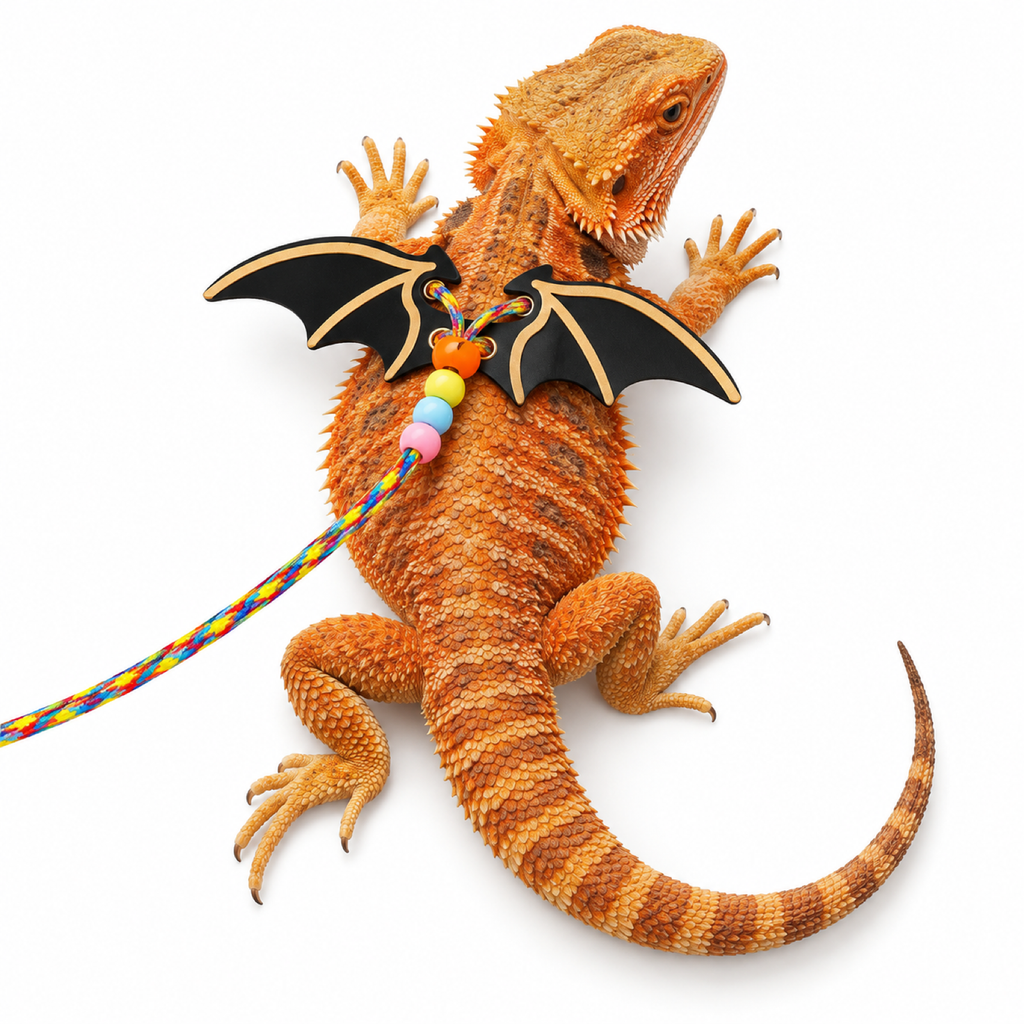Lizard Wings Leash Set