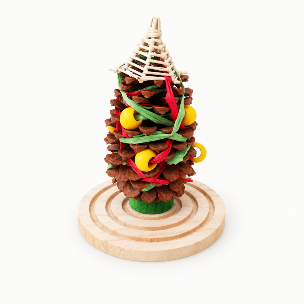 Pinecone Chew Toy for Pet Birds