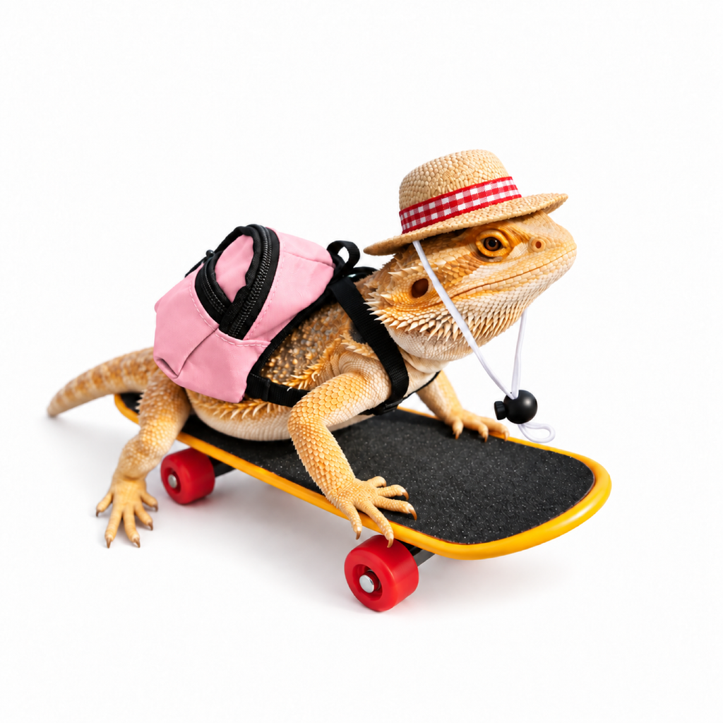 Lizard Skateboard & Backpack 3-Piece Set