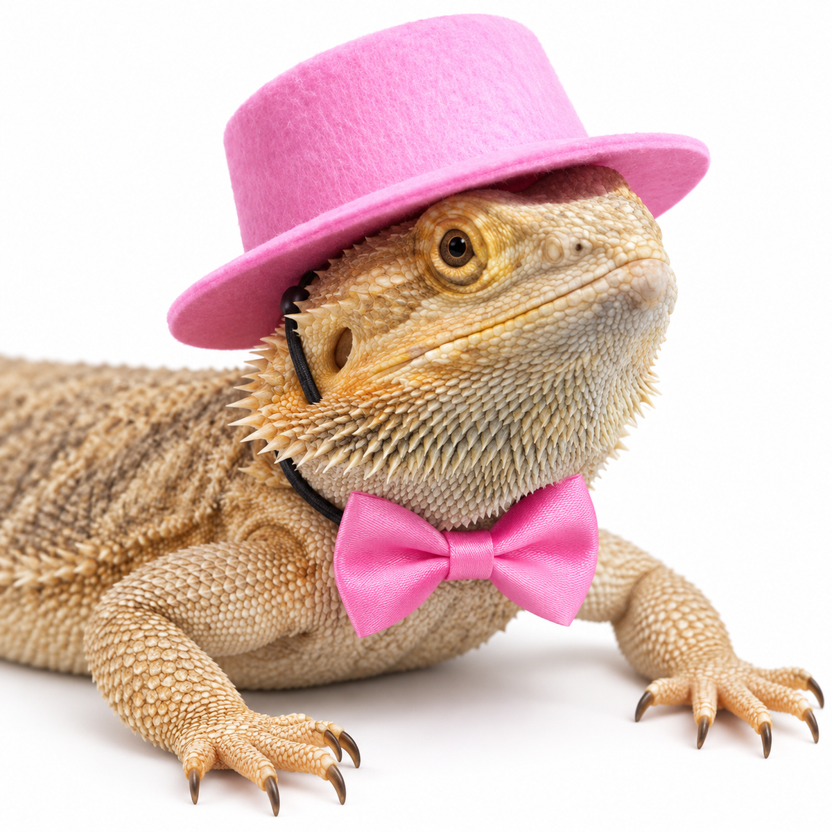 Lizard Top Hat And Bow Tie Set