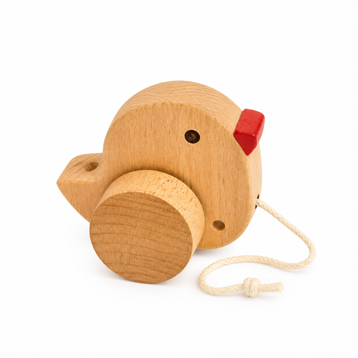 Interactive Push Toy for Birds