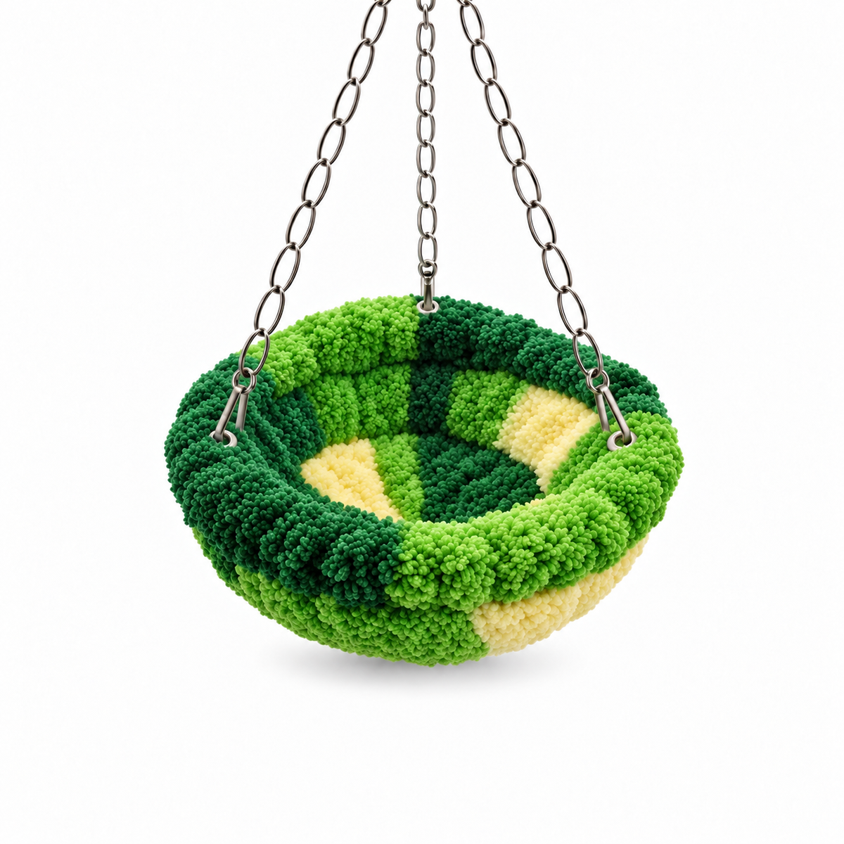 Plush Hanging Bird Nest and Swing Bed