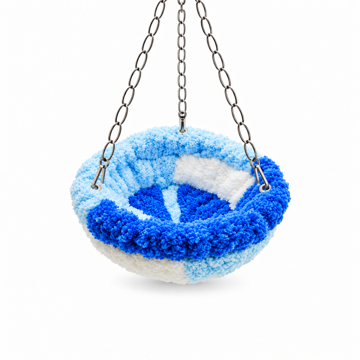 Plush Hanging Bird Nest and Swing Bed