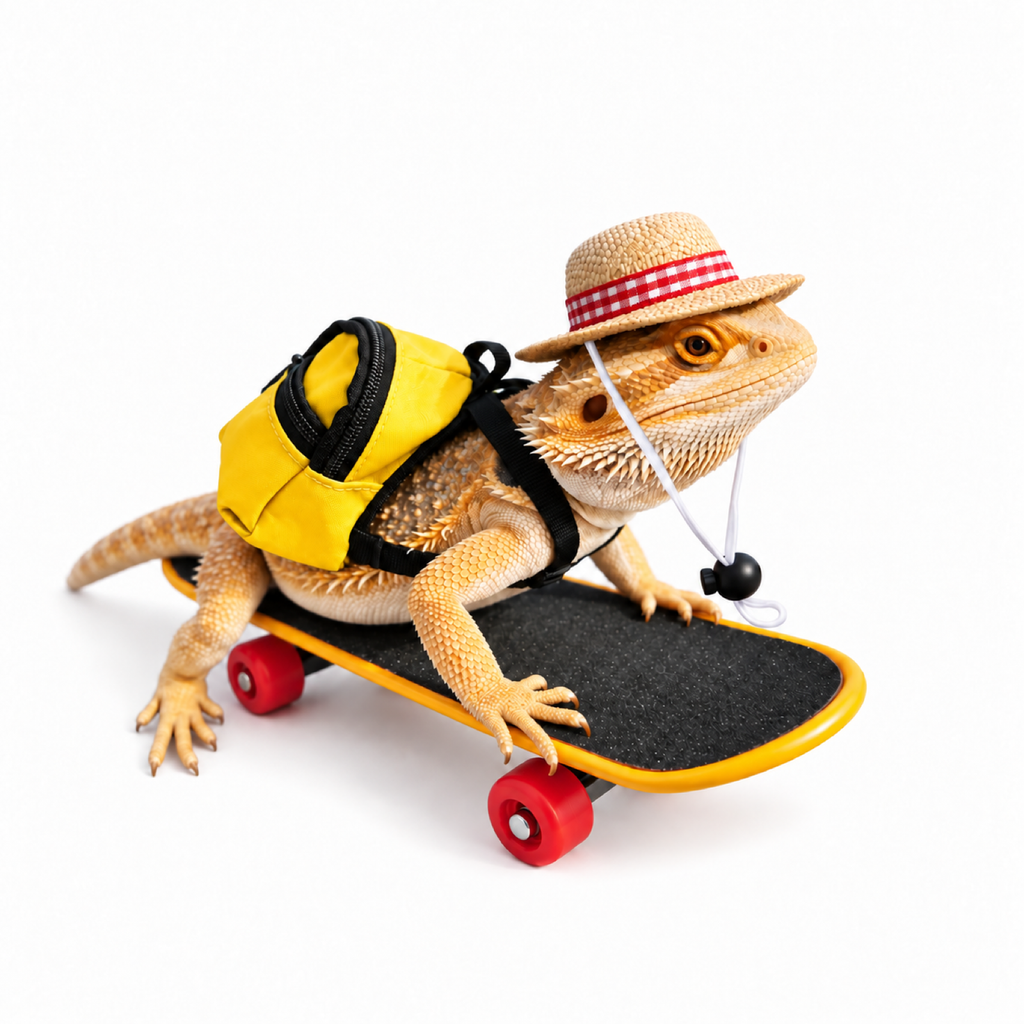 Lizard Skateboard & Backpack 3-Piece Set
